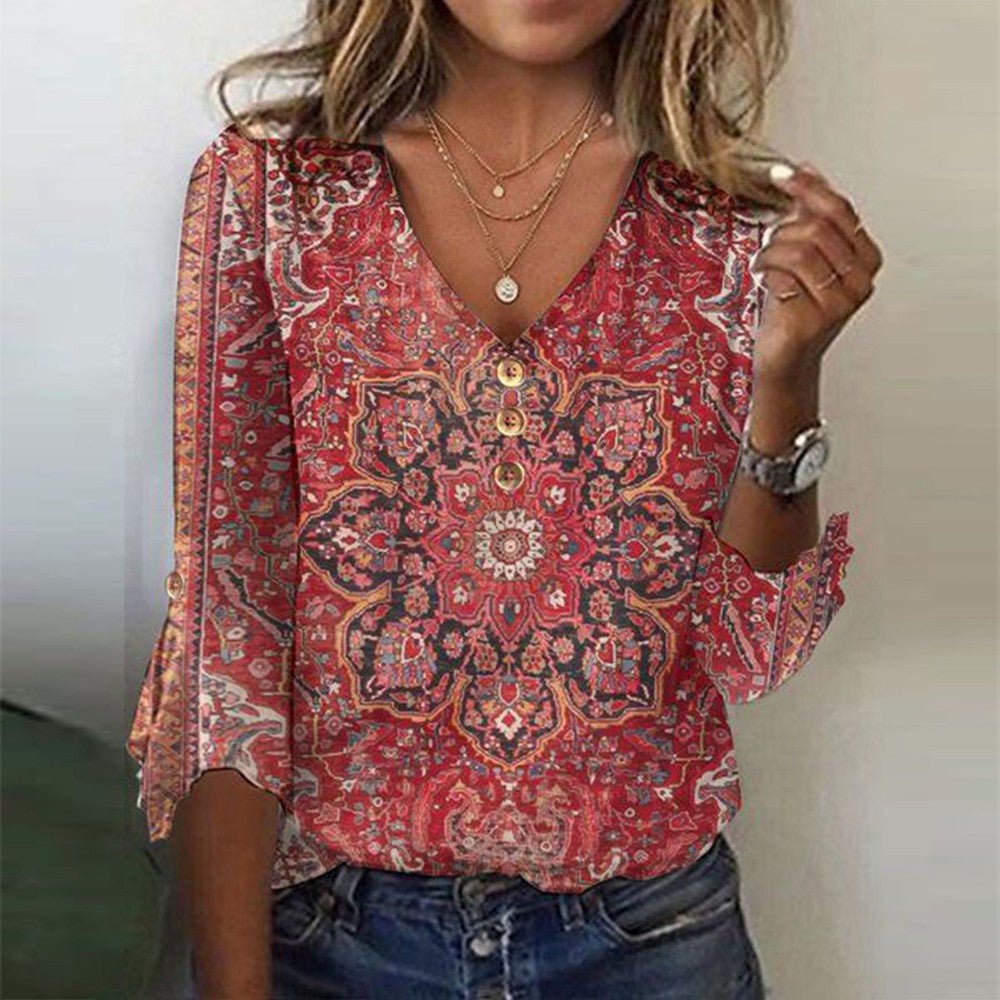 Karina™ - Vintage Boho Blouse