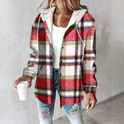 Martina™ Plaid Hoodie Jacket