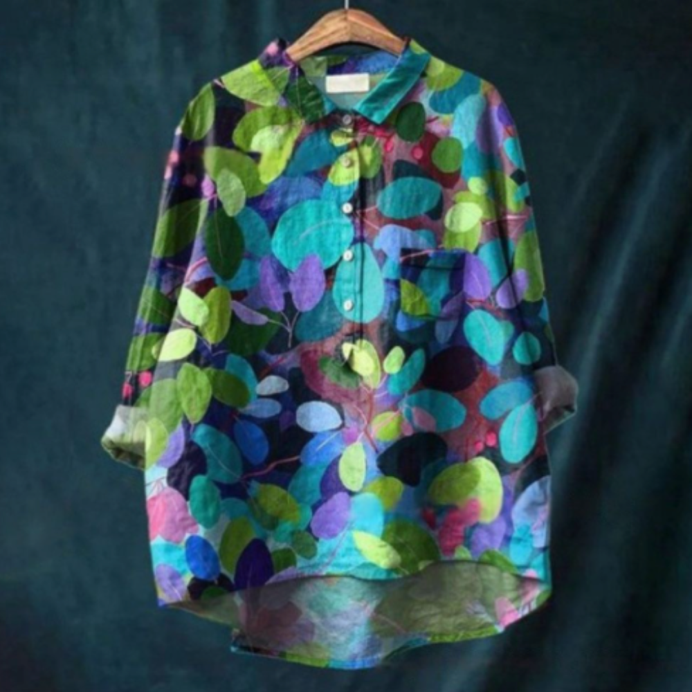 Elena™ Buttoned Blouse