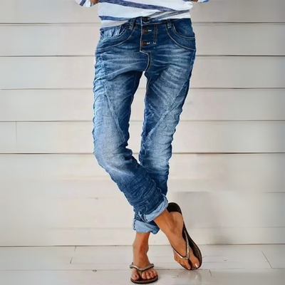 Elli™ Relaxed Fit Distressed Jeans