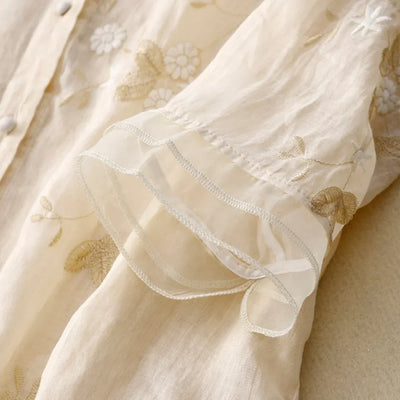 Camila™ Floral Buttoned Blouse