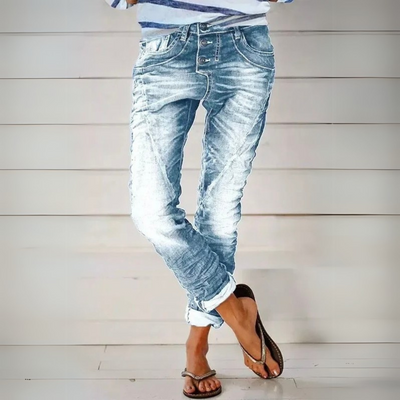 Elli™ Relaxed Fit Distressed Jeans