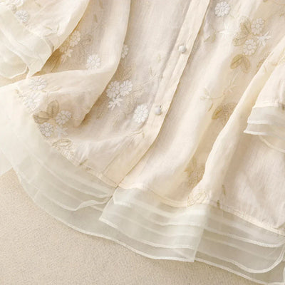 Camila™ Floral Buttoned Blouse
