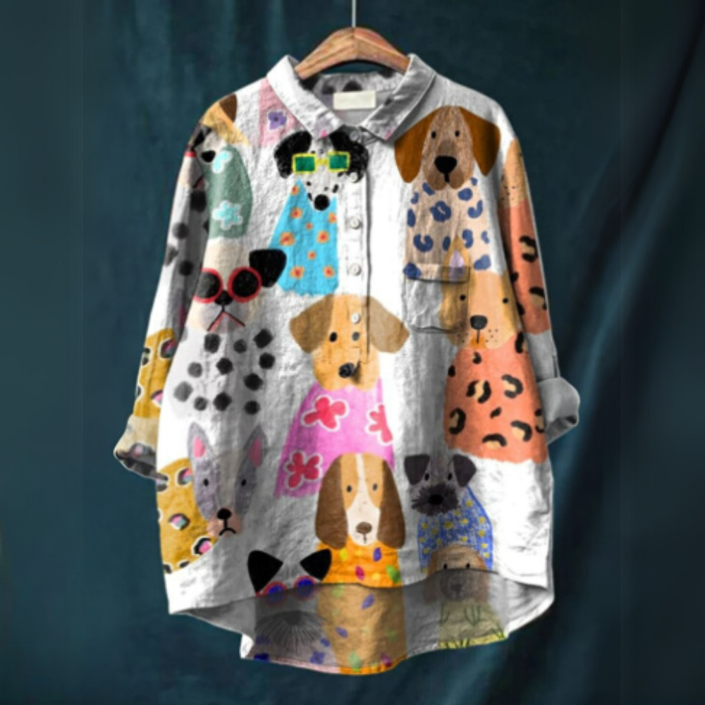 Evelyn™ Buttoned Blouse