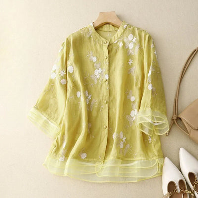 Camila™ Floral Buttoned Blouse