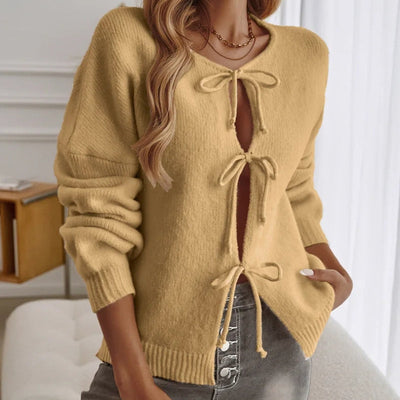 Amara Lace Up Sweater