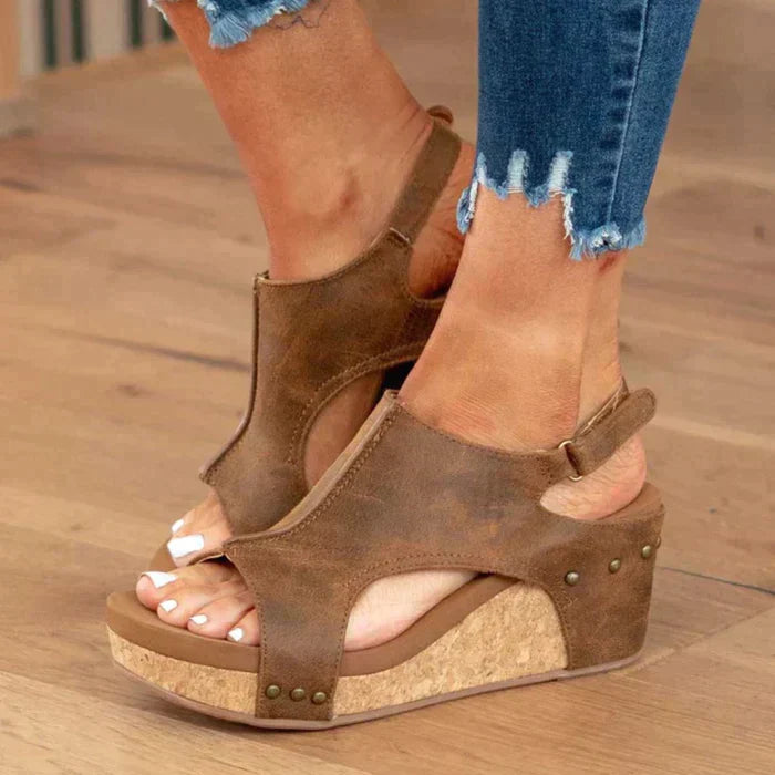 Madeline - Stylish Wedge Sandals