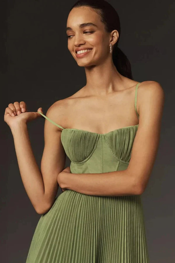 Adriana™ Pleated Midi Dress