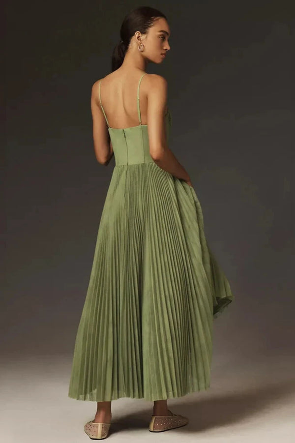 Adriana™ Pleated Midi Dress