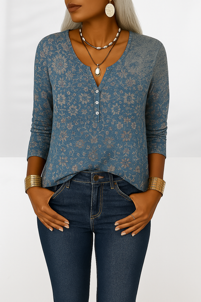Alina™ Boho Long Sleeve Top