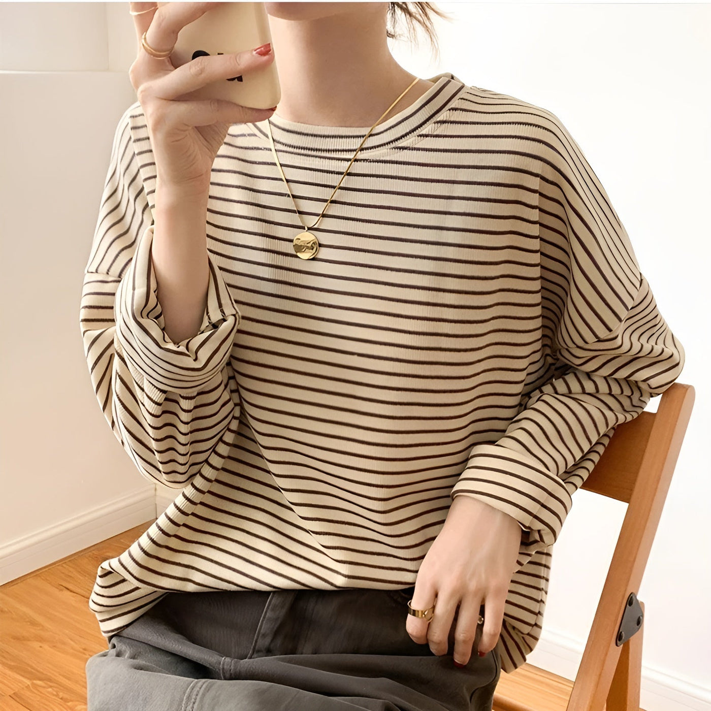 Estonia Striped Long-Sleeve