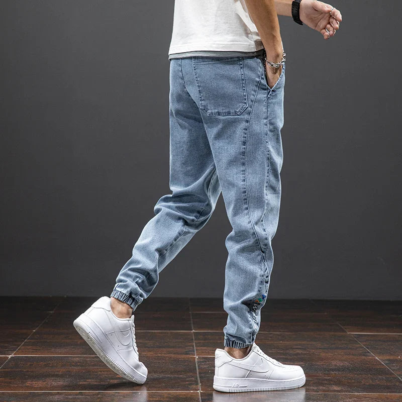 Denim Jogger Pants