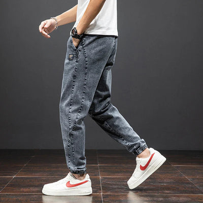 Denim Jogger Pants