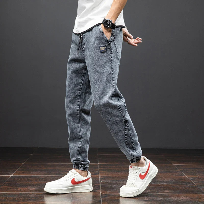 Denim Jogger Pants