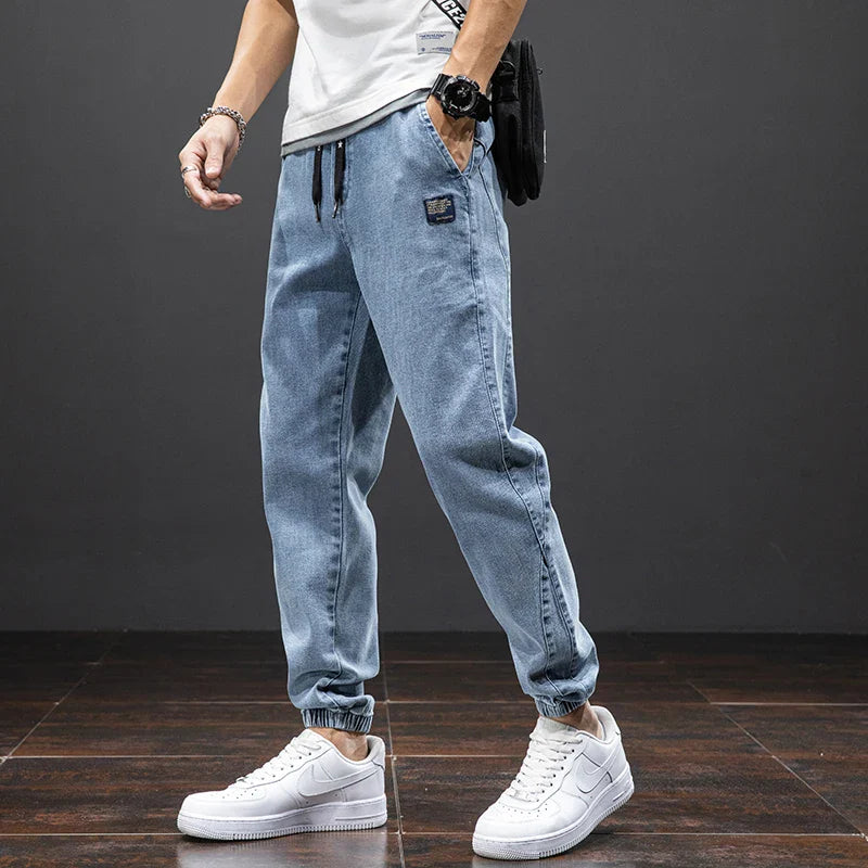 Denim Jogger Pants