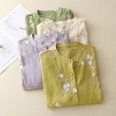 Camila™ Floral Buttoned Blouse