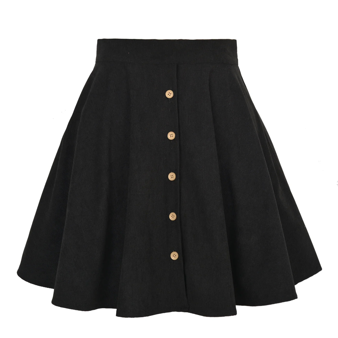 Autumn A-Line Corduroy Skirt