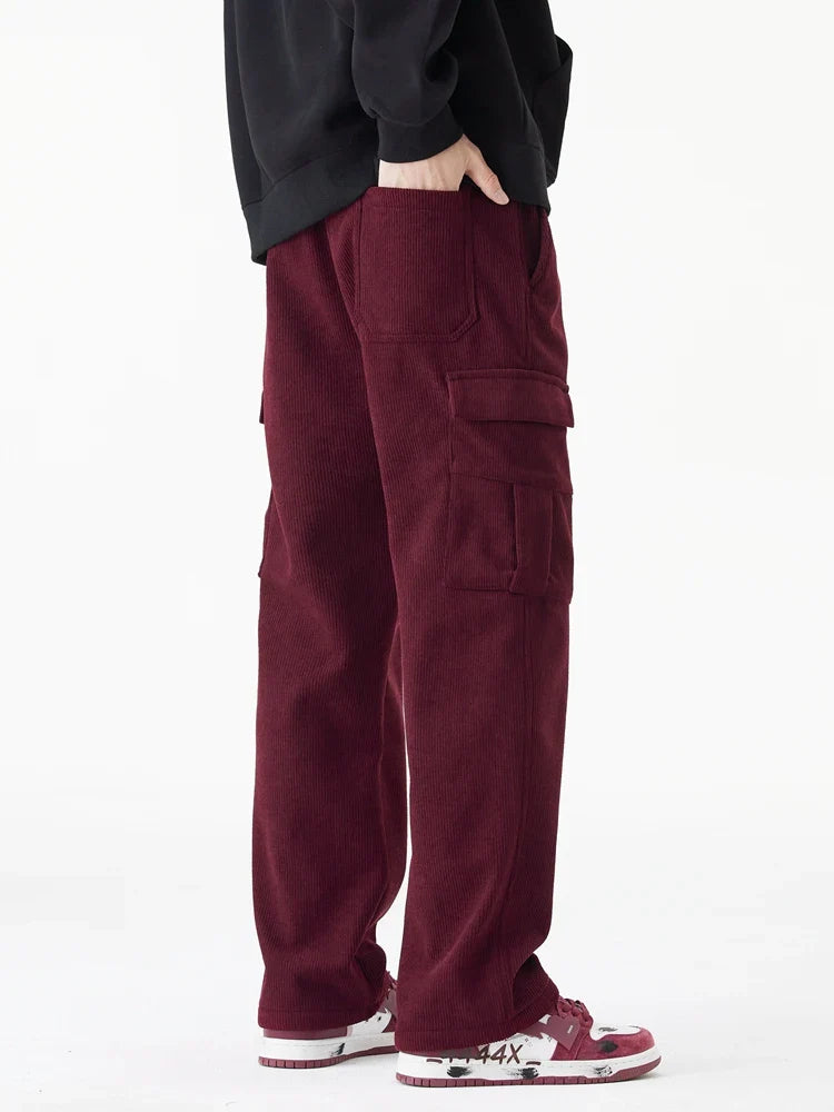 Corduroy Fleece Lined Sweatpants