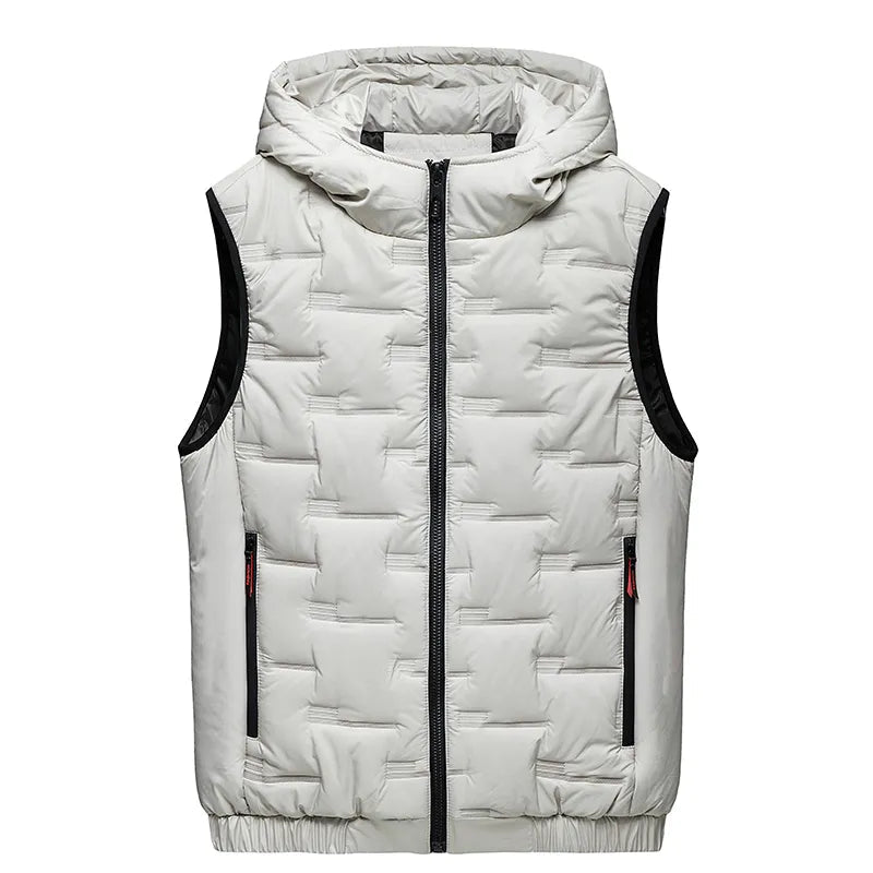 Embossed Puffer Vest