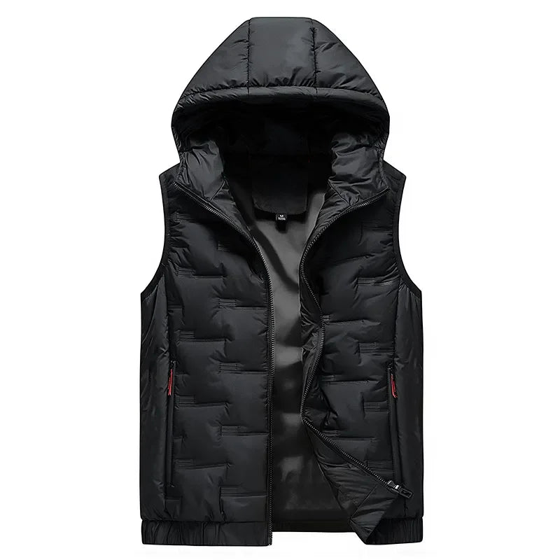 Embossed Puffer Vest