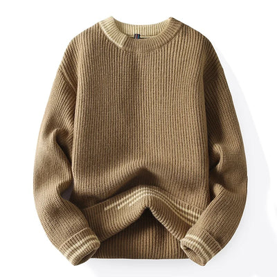 Color Block Knitted Pullover