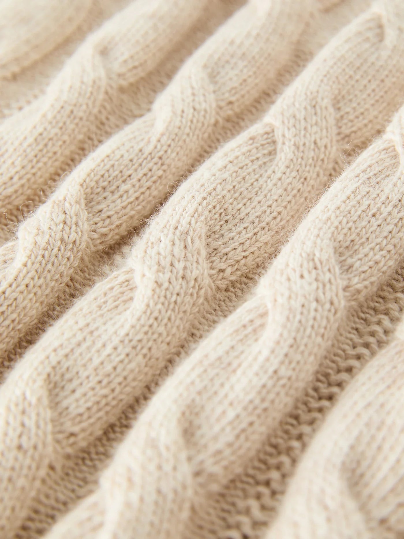 Cable Knit Cardigan Sweater