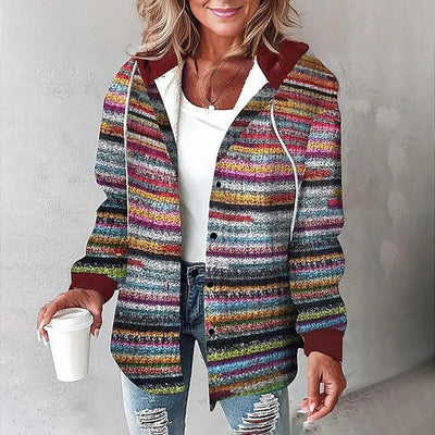 Martina™ Plaid Hoodie Jacket