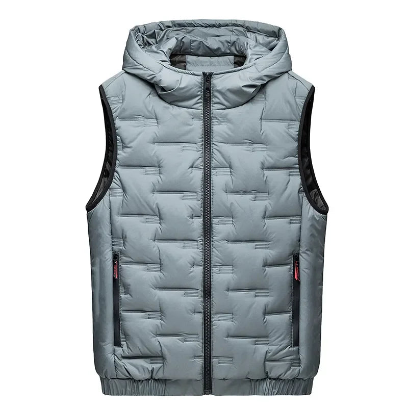 Embossed Puffer Vest