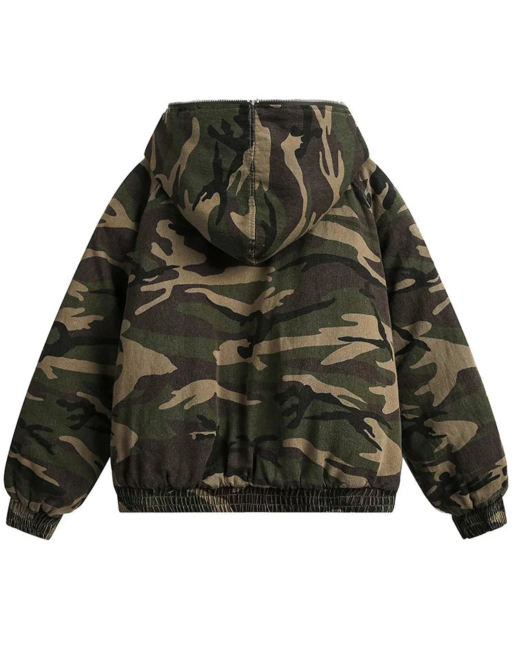 Fur Lined Camo Jacket