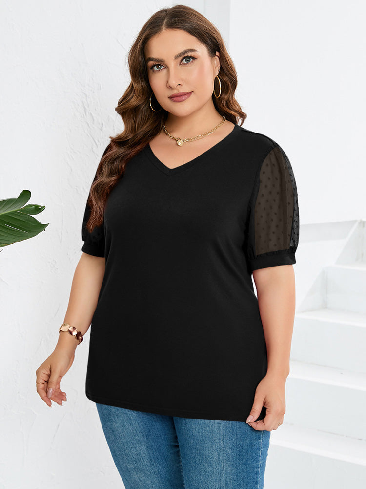 Rhianna™ - Elegant Puff-Sleeve Top