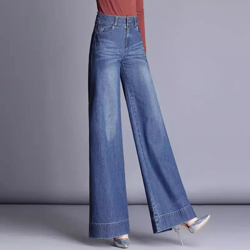 Flared Denim Jeans