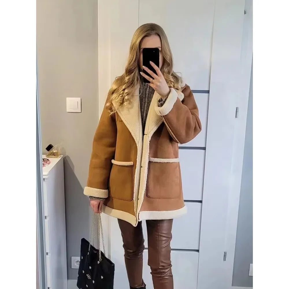 Shearling Overcoat