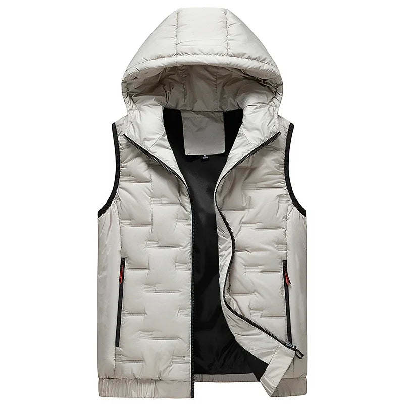 Embossed Puffer Vest