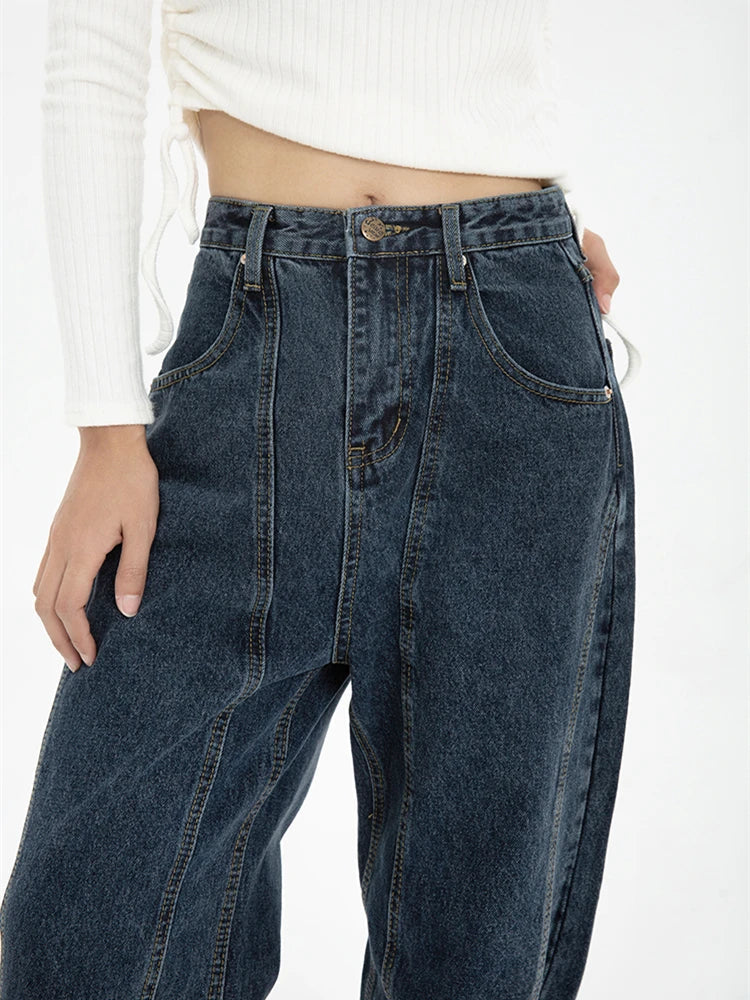 High-Waist Vintage Denim