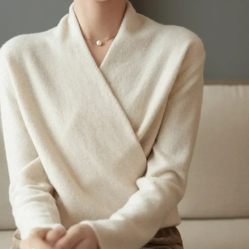 Crossed Wrap Sweater