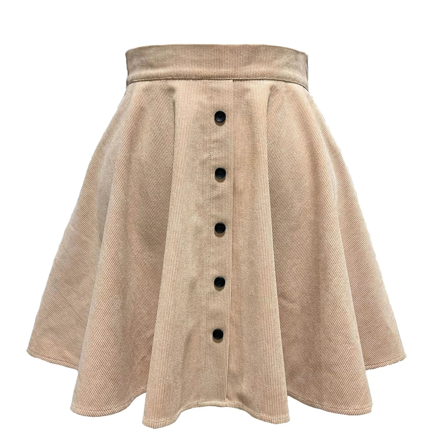 Autumn A-Line Corduroy Skirt