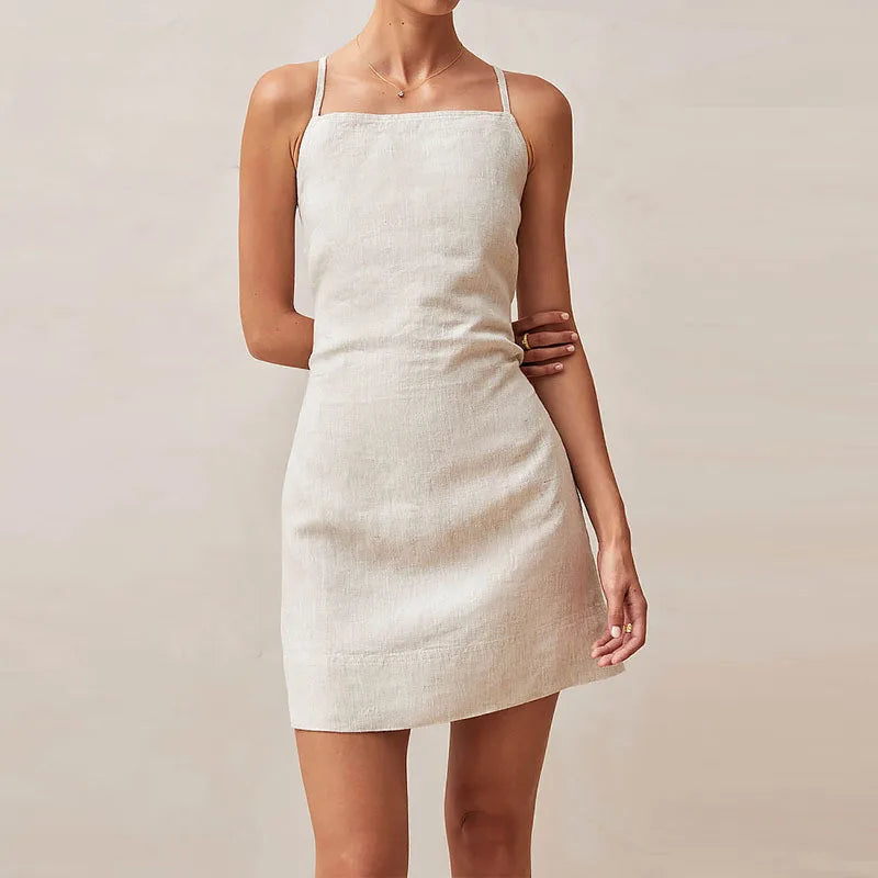 Alexa Open-Back Dress