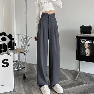 High-Waist Palazzo Trousers