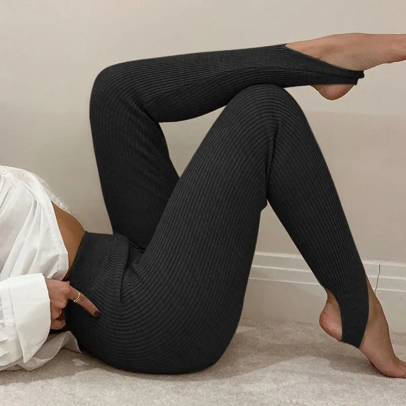 Ribbed Knit Leggings