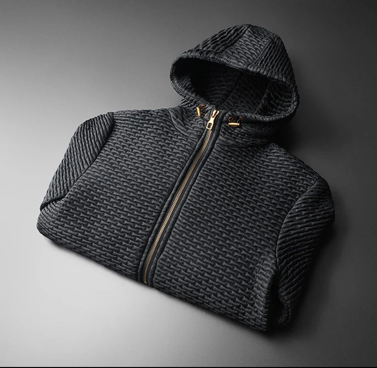 Black Micro-Quilts Jacket