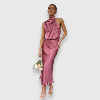 Lucinda™ Elegant Halter Neck Dress