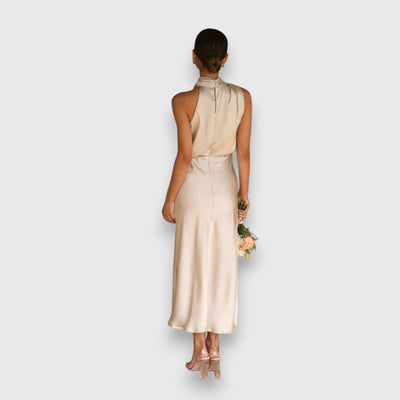 Lucinda™ Elegant Halter Neck Dress