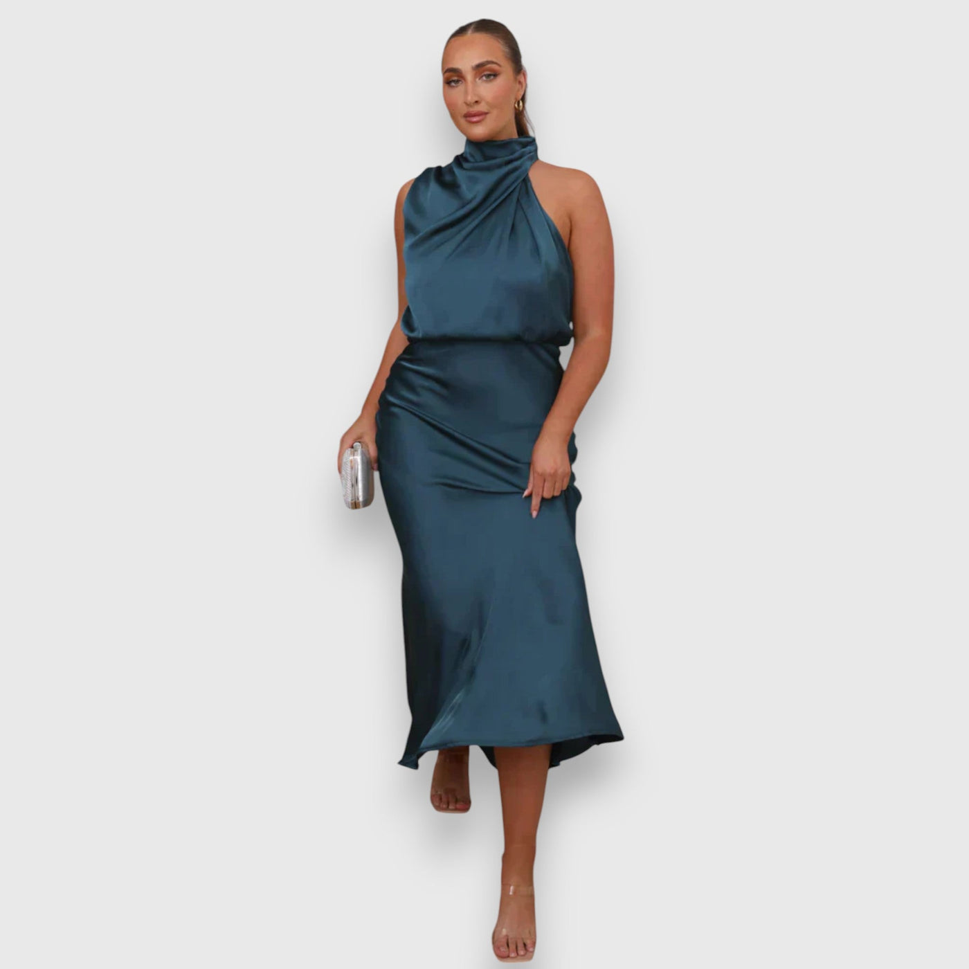 Lucinda™ Elegant Halter Neck Dress