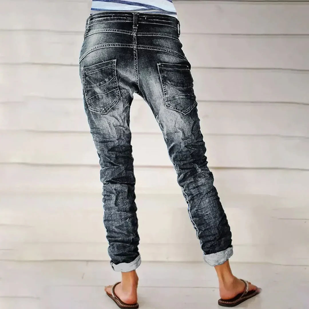 Elli™ Relaxed Fit Distressed Jeans