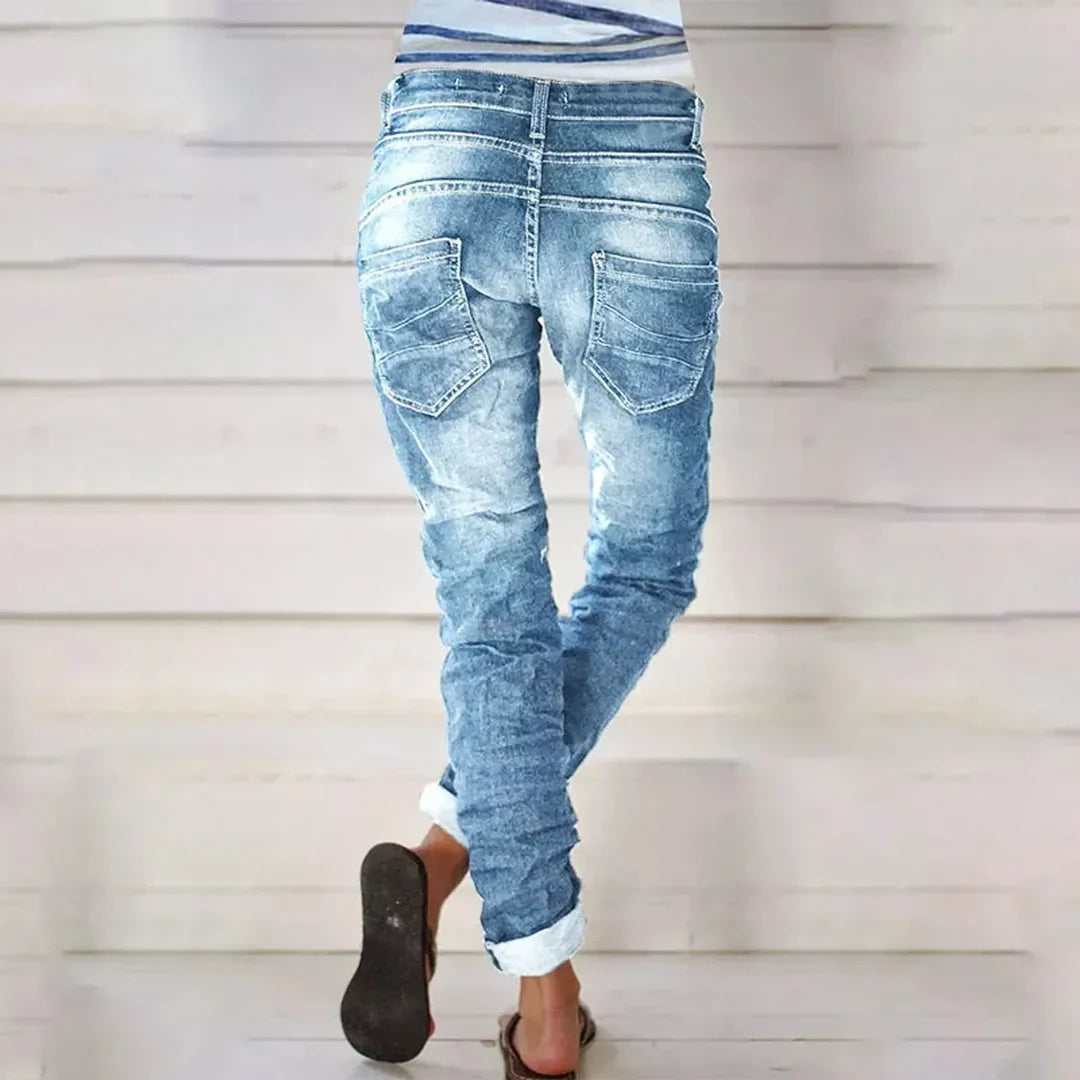 Elli™ Relaxed Fit Distressed Jeans