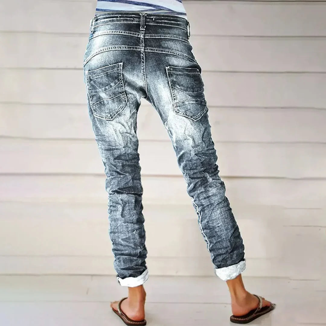 Elli™ Relaxed Fit Distressed Jeans