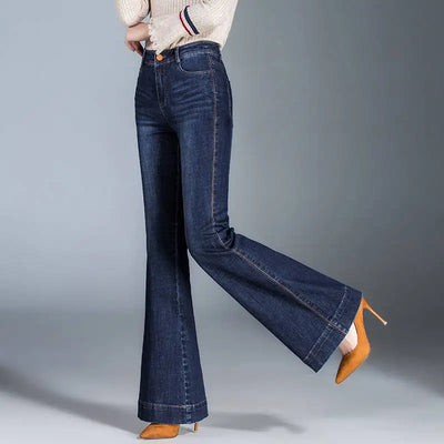 Flared Denim Jeans