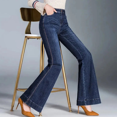 Flared Denim Jeans