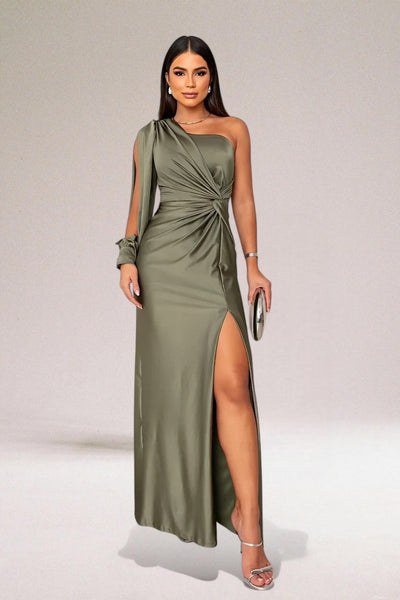 Venus™ | One-Shoulder Dress with Draping